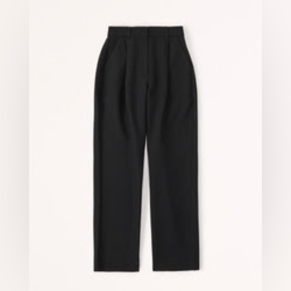 Abercrombie & Fitch Black Curve Love Tailored Relaxed Straight Leg - 31 Long